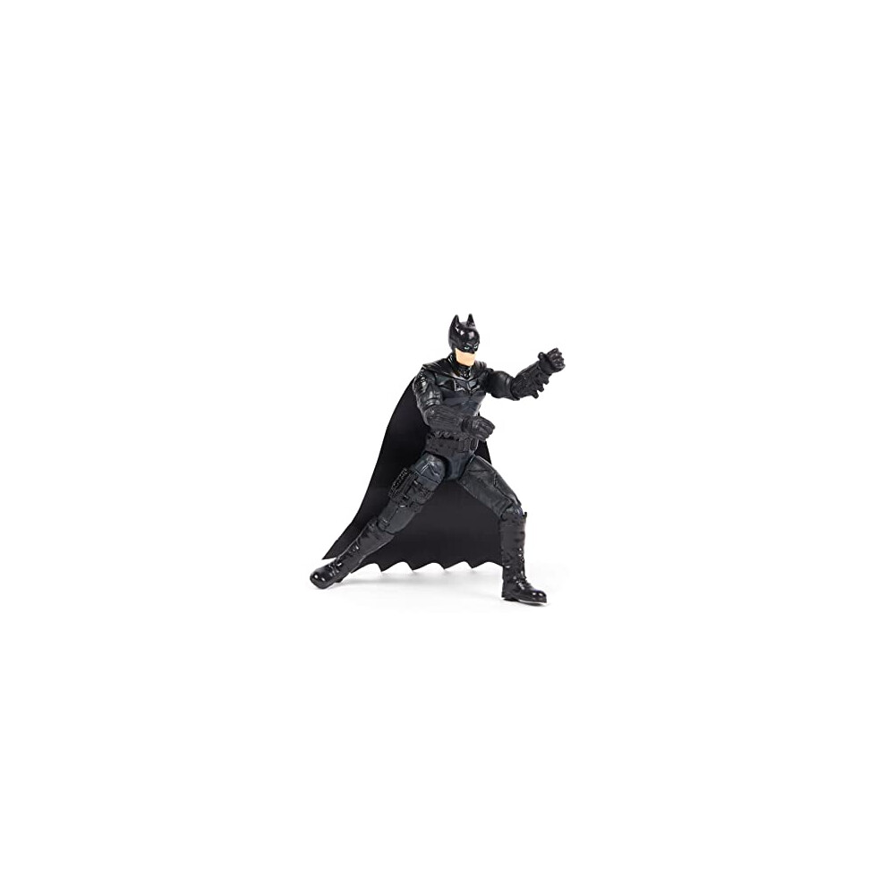 DC Comics, Batman 10cm Action Figure with 3 Accessories and Mystery Card, The Batman Movie Collectible Kids Toys for Boys and Girls Ages 3 and up