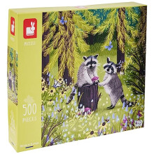- 500-Piece Puzzle - Raccoons - Suitable for Adults, Teenagers and Children - Made in Europe and FSC-Certified - Ages 8+ - J02509
