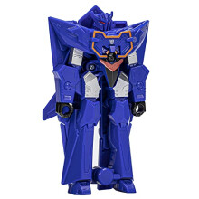 Transformers Spielzeug EarthSpark 1-Step Flip Changer Soundwave 10 cm Actionfigur, Roboter Spielzeug ab 6 Jahren
