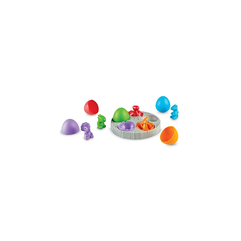 LER6807 Babysaurs Sorting Set, Dino, Counting & Sorting Toy, Ages 18 mos+