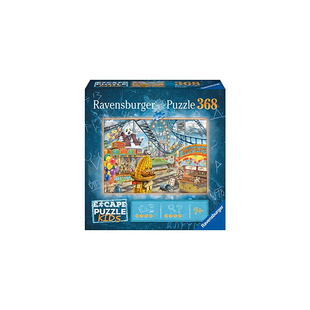 Ravensburger Escape Room Mystery Logic Jigsaw Puzzles For Kids Age 9 Years Up - Amusement Park - 368 Pieces