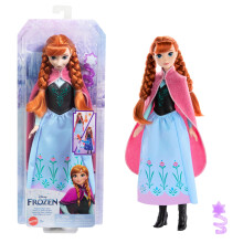 Mattel Disney Frozen Leksaker, Anna Docka med Magisk Färgskiftande Kjol, Inspirerad av Filmen