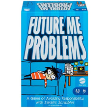 Mattel Games Sarah's Scribbles Zukunftsprobleme Kartenspiel zum Vermeiden von Verantwortung