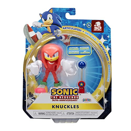 Sonic The Hedgehog Sonic der Igel 10 cm Figur Modern Knuckles mit blauem Checkpoint 1