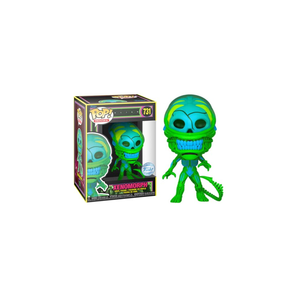 Pop Alien Xenomorph (1979) Blacklight #731 â Funko Pop Exclusive Edition