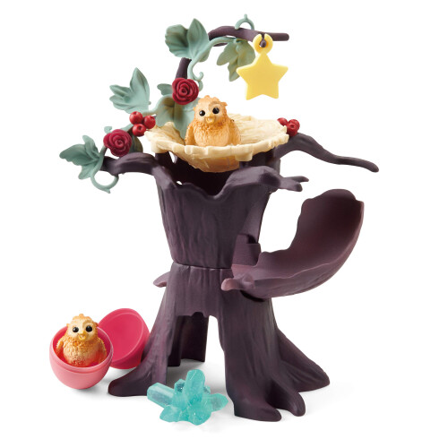 Schleich 42525 Bayala Hatching Owl Chicks, Black