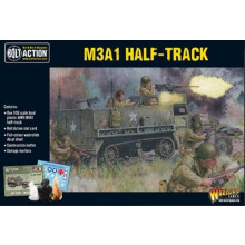 M3A1 Half-Track 1:56 / 28mm Plastic Scale Model for Bolt Action by Warlord Games - Highly Detailed World War 2 Miniatures for Table-top Wargaming