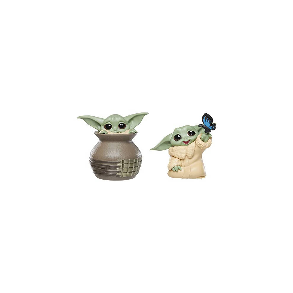 Star Wars Hasbro The Bounty Collection Series 4, 2-Pack Grogu Figures, Butterfly Encounter, Jar Hideaway, Ages 4 And Up, Multicolor, F5187