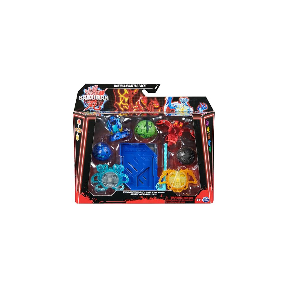 6066988 Revolution' 2023 Battle Pack with 5 Balls, Individually Assembled Action Figures with Character Cards to Collect, Different Variations, for