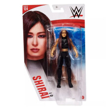 WWE Io Shirai Actionfigur Serie 124 Poserbar 15 cm Samlarfigur för 6 år och uppåt