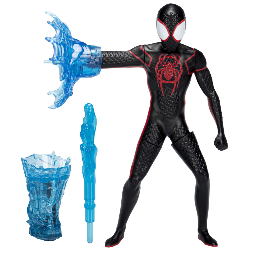 Spiderman Interactive Action Figure Moving Toy Weapon 15cm - Miles Morales