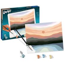 CreArt Minimalist Landscapes Paint by Numbers for Adults and Children Age 12 Years Up - Home Décor Accessories