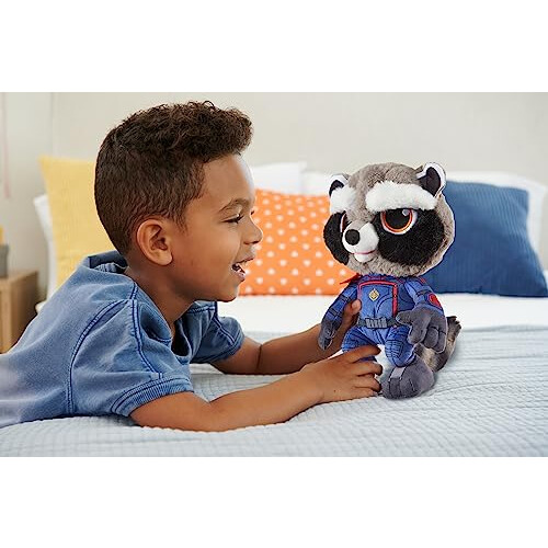 Marvel Marvel Guardianes de la Galaxia Peluche de Mapache Rocket con Sonido 1