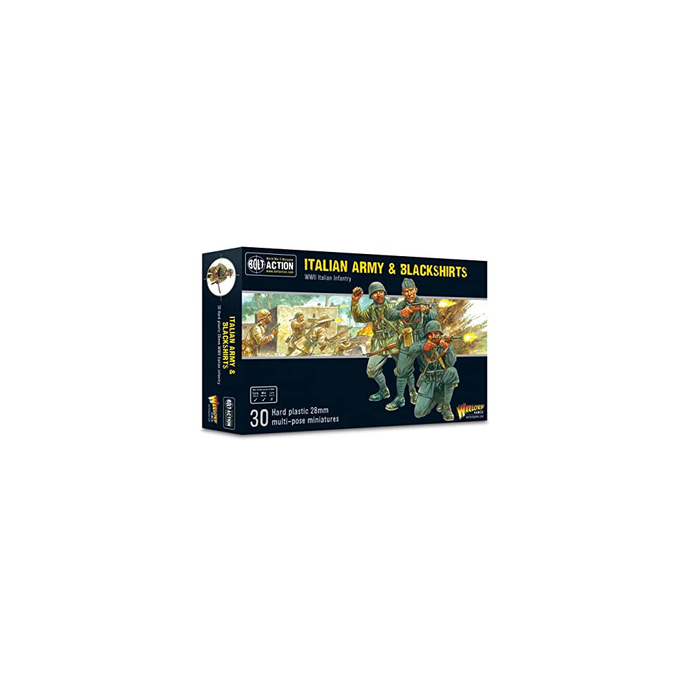 Italian Army & Blackshirts Bolt Action plastic miniatures boxed set for Bolt Action-image-OPC-PDV5DTD-NEW