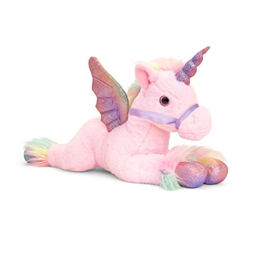 Keel SF2121AMA Pegasus Soft Toy, Pink, 50cm