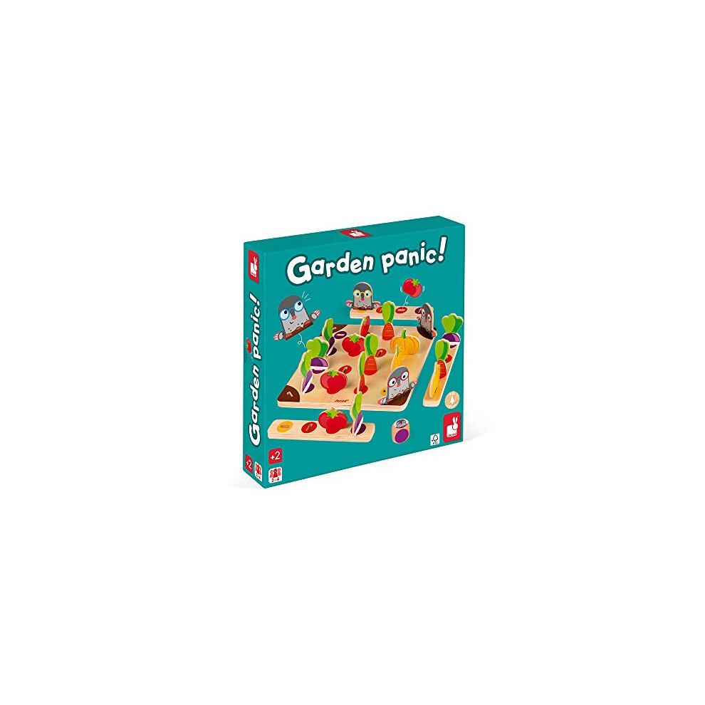 Janod - Beware Of The Mole Game - Childrens Board Game - Fsc - Certified Game Of Skill - Ages 2 And Up - J08246