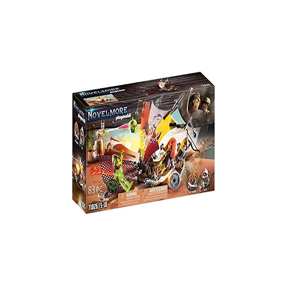 71026 Novelmore Knights Sal'ahari Sands - Dune Speeder, with firing cannons, Medieval Castle and Knights' Toy, Fun Imaginative Role-Play, Playset