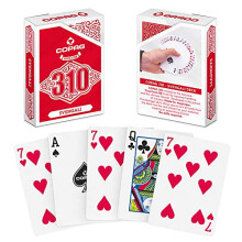 Svengali Playing Cards, Superior Linen Finish, Easy To Shuffle & Durable, 1 Deck, Red , Great Gift For Any Card Enthusiast
