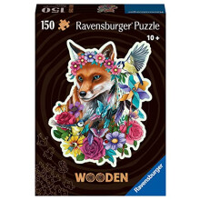 Ravensburger Barevná Liška 150dílná Dřevěná Skládačka - 17512 - pro Dospělé a Děti od 10 let