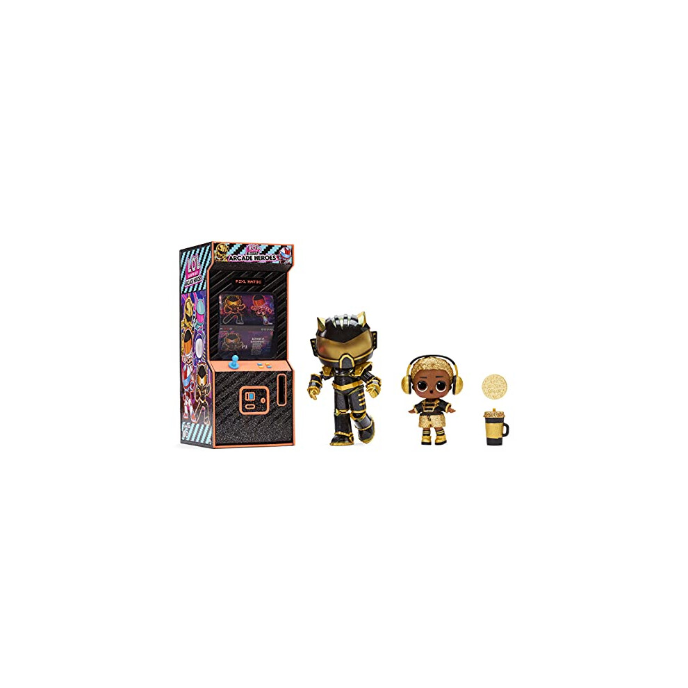 L.o.l. Surprise! 577485Euc Lol Arcade Series 2 Action Figure Toy For Kids-Unbox 15 Surprises Like Hero Suit, Boy Or Ultra-Rare Girl Doll & Collectable Trading Card,