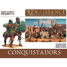 Renaissance: Conquistadorer (24 Multi-Deltahårde Plast 28mm Figurer)