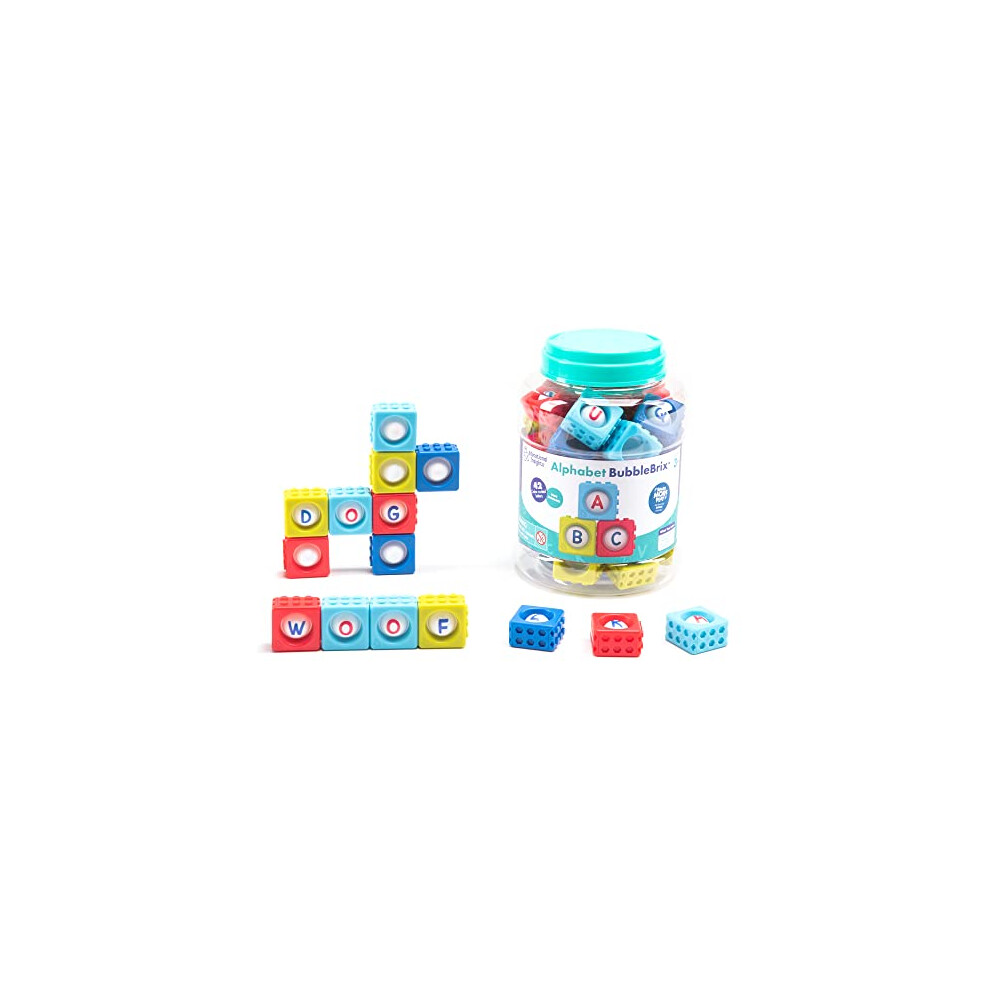Learning Resources Alphabet Bubblebrix, Learn The Alphabet, Fidget Learning Toy, Fidget Popper Toy With Letters, Ages 3+