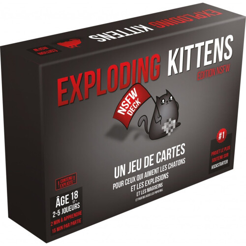 Asmodee Exploding Kittens : Edition NSFW