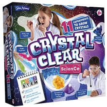 | Crystal Clear Science: 11 experiments to grow crystals | Science and STEM Toys | Ages 8+
