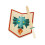 Janod - Dragon Knight Set - Wooden Shield and Sword - Pretend Play Toy - Outdoor Game - Educational Game: Imagination and Motor Skills - FSC-Certified - For 6