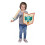 Janod - Dragon Knight Set - Wooden Shield and Sword - Pretend Play Toy - Outdoor Game - Educational Game: Imagination and Motor Skills - FSC-Certified - For 7
