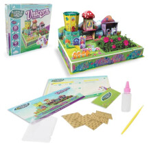 PUL00000 Unicorn Garden – Grow Your Own Plants from Seeds Set in 3D Puzzle for Kids – Ages 5+, Multi-Color