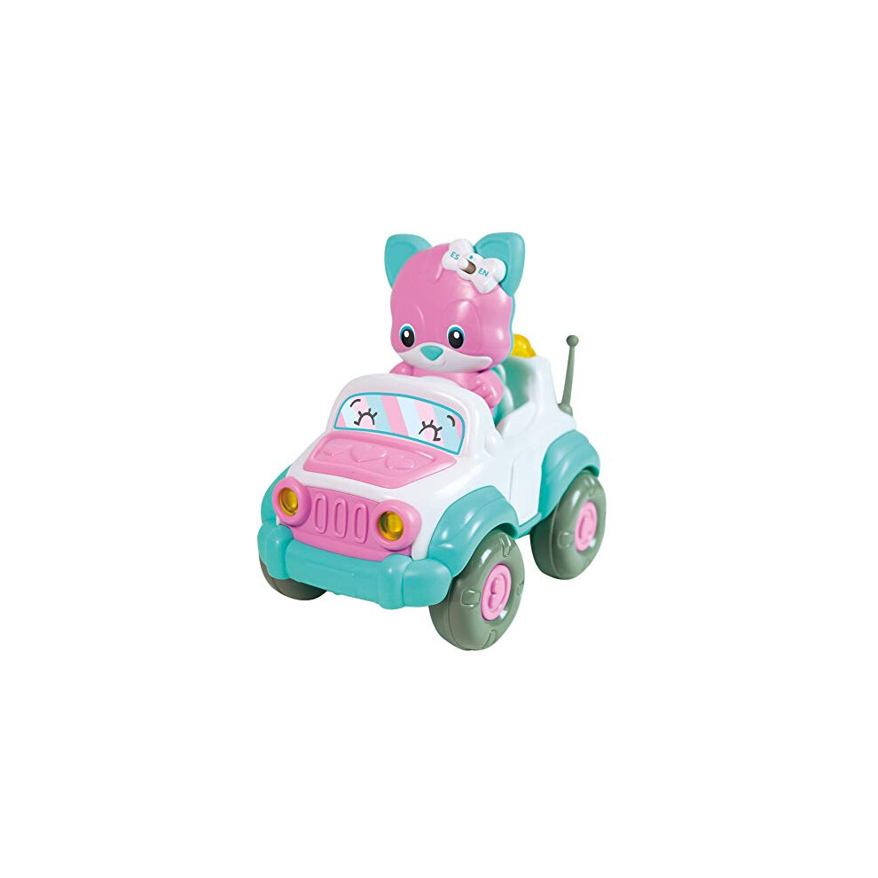 - 61719 - Kitty RC Vehicle - Interactive And Talking Toy (English Version) - Remote Control Car, 2 Years And Older