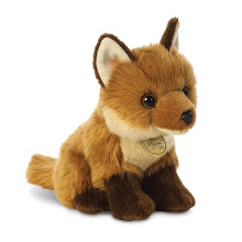 26283, 26373, MiYoni Tots Fox Kit, 9In, Eco-friendly soft toy, Brown