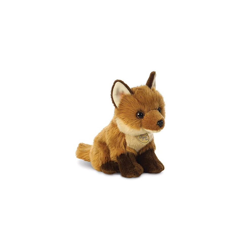 26283, 26373, MiYoni Tots Fox Kit, 9In, Eco-friendly soft toy, Brown