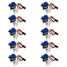 10pcs SG90 Mini Analog Gear Micro Servo 9g For RC Airplane Helicopter