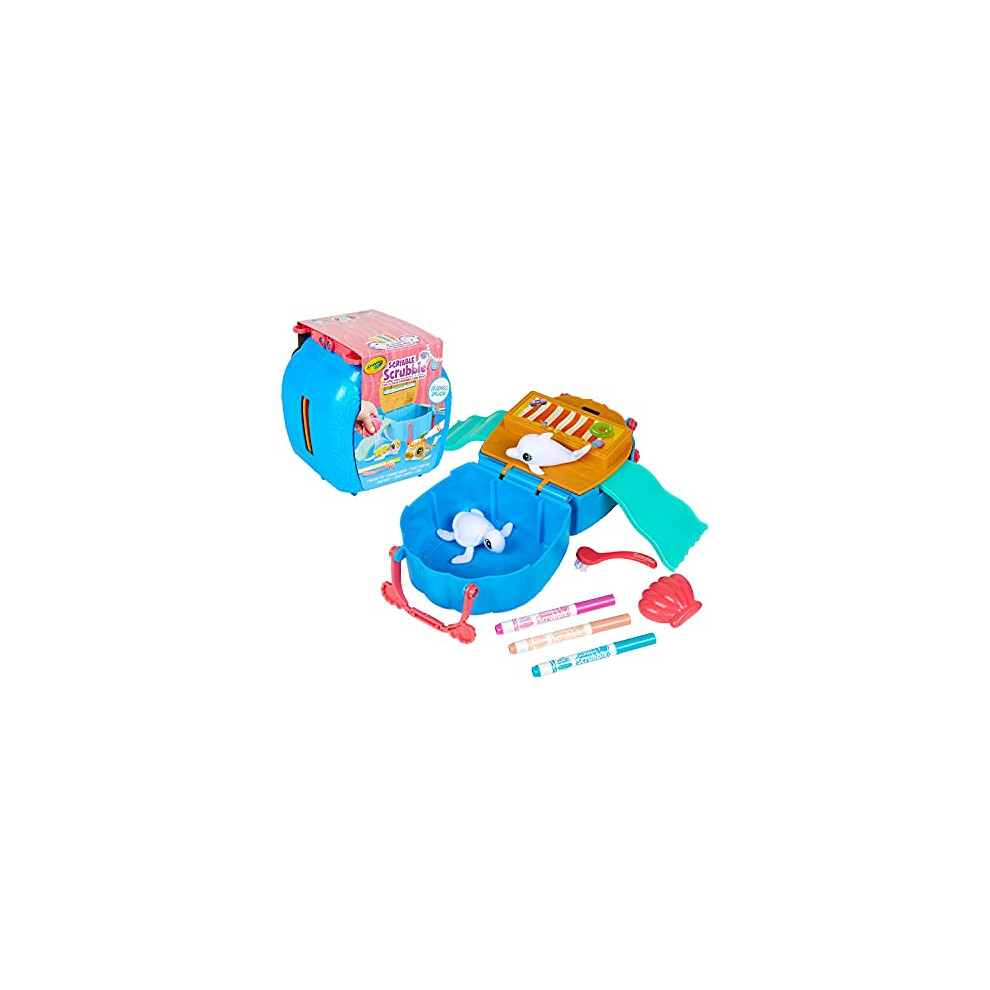 Crayola 747426 Scribble Scrubbie Pets, Ocean Animals Playset Toys, Multi