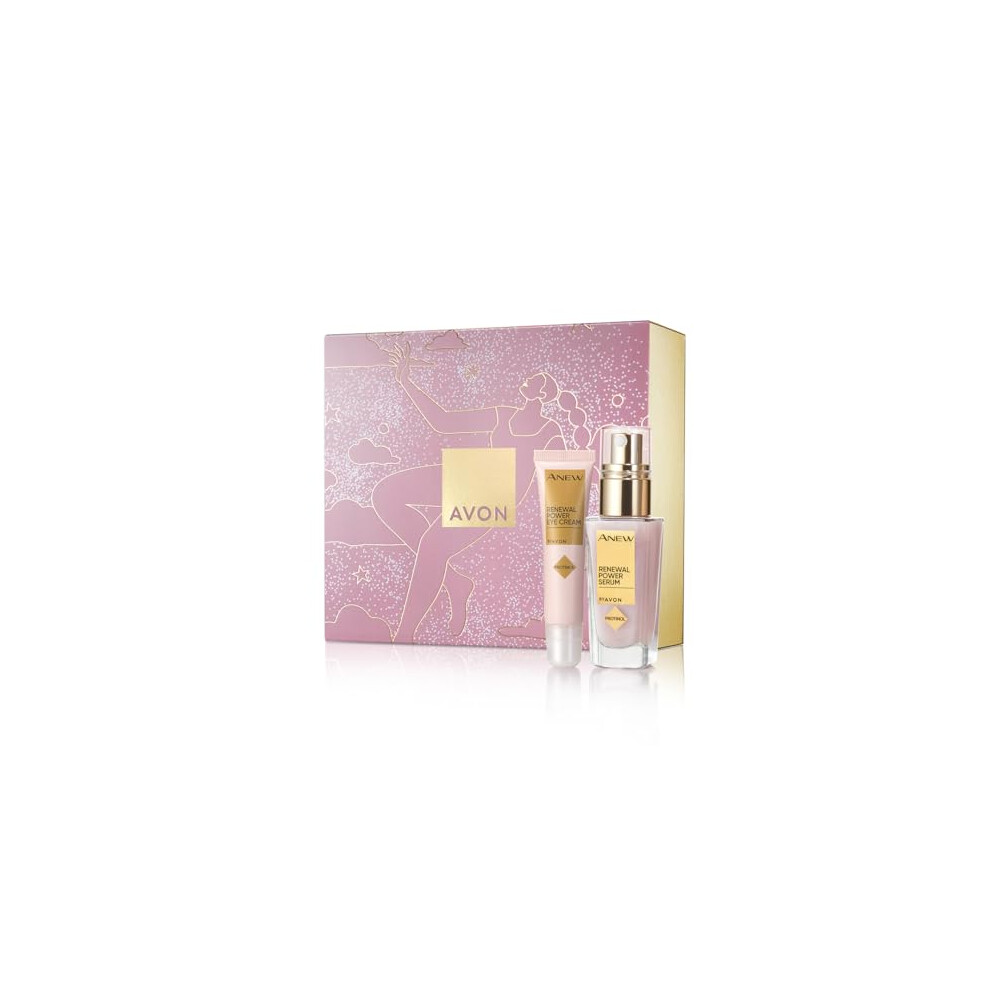 Anew Renewal Power Couple Two Piece Gift Set with Anew Renewal Power Serum 30ml and Anew Power Eye Cream 15ml in a Gift Box