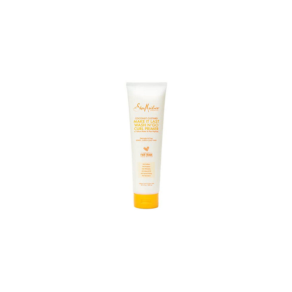 SheaMoisture Coconut Custard Make It Last Wash N' Go Curl Primer 10.3 fl oz, pack of 1