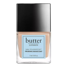 Base Coat Primant Butter LONDON - Couverture Transparente, Fini Mat - Renforce les Ongles et Favorise leur Croissance