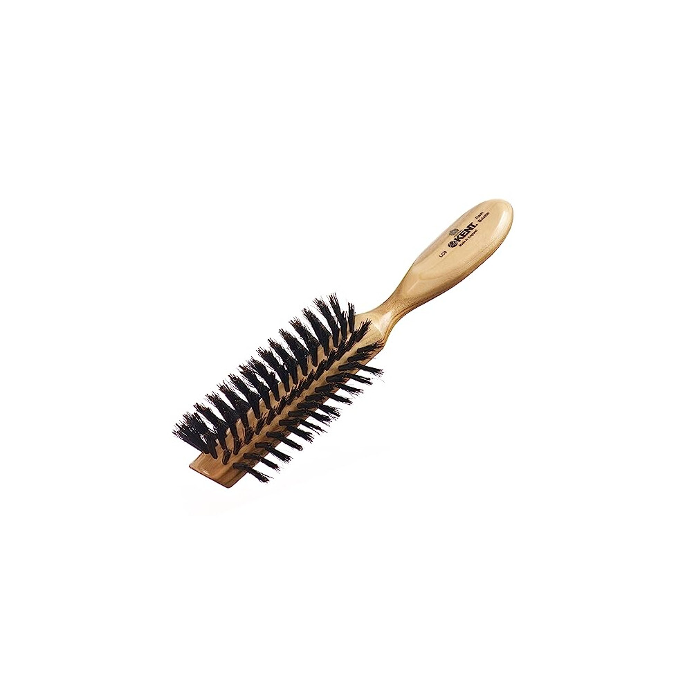 Finest Half Radial CherryWood Black Bristle Brushing Styling Hair Brush LC8