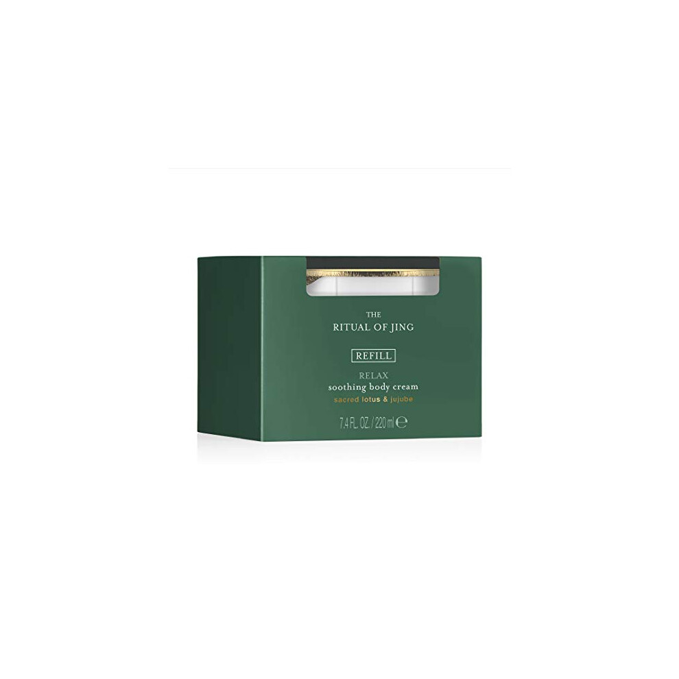 Body Cream Refill from The Ritual of Jing, 220 ml - With Sacred Lotus & Jujube - Relaxing & Calming Properties