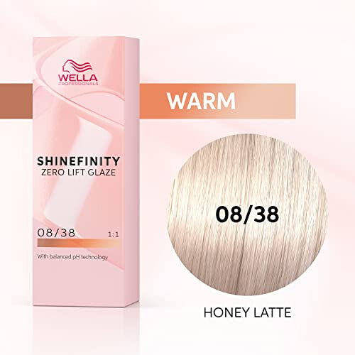 Wella Wella Shinefinity Zero Lift Glaze 60 ml 08/38 Honey Latte 1