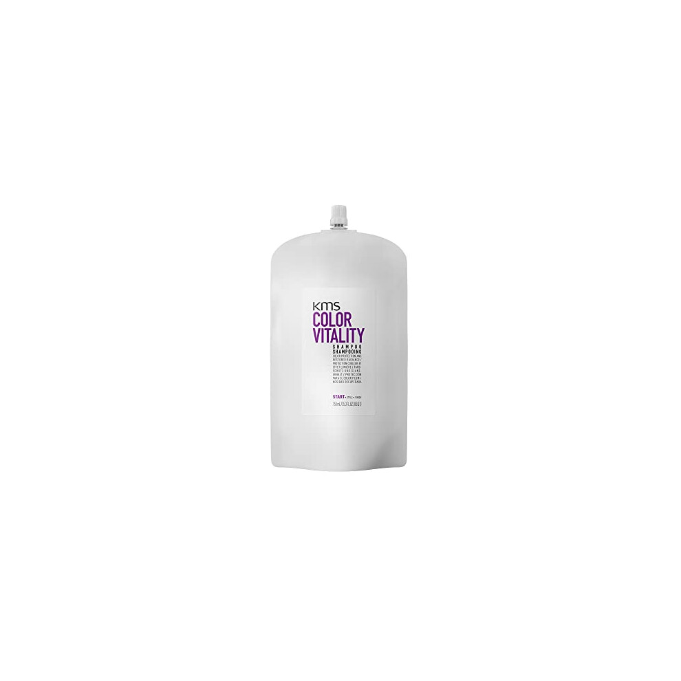 Kms Colorvitality Shampoo Pouch, 750Ml For Coloured Hair