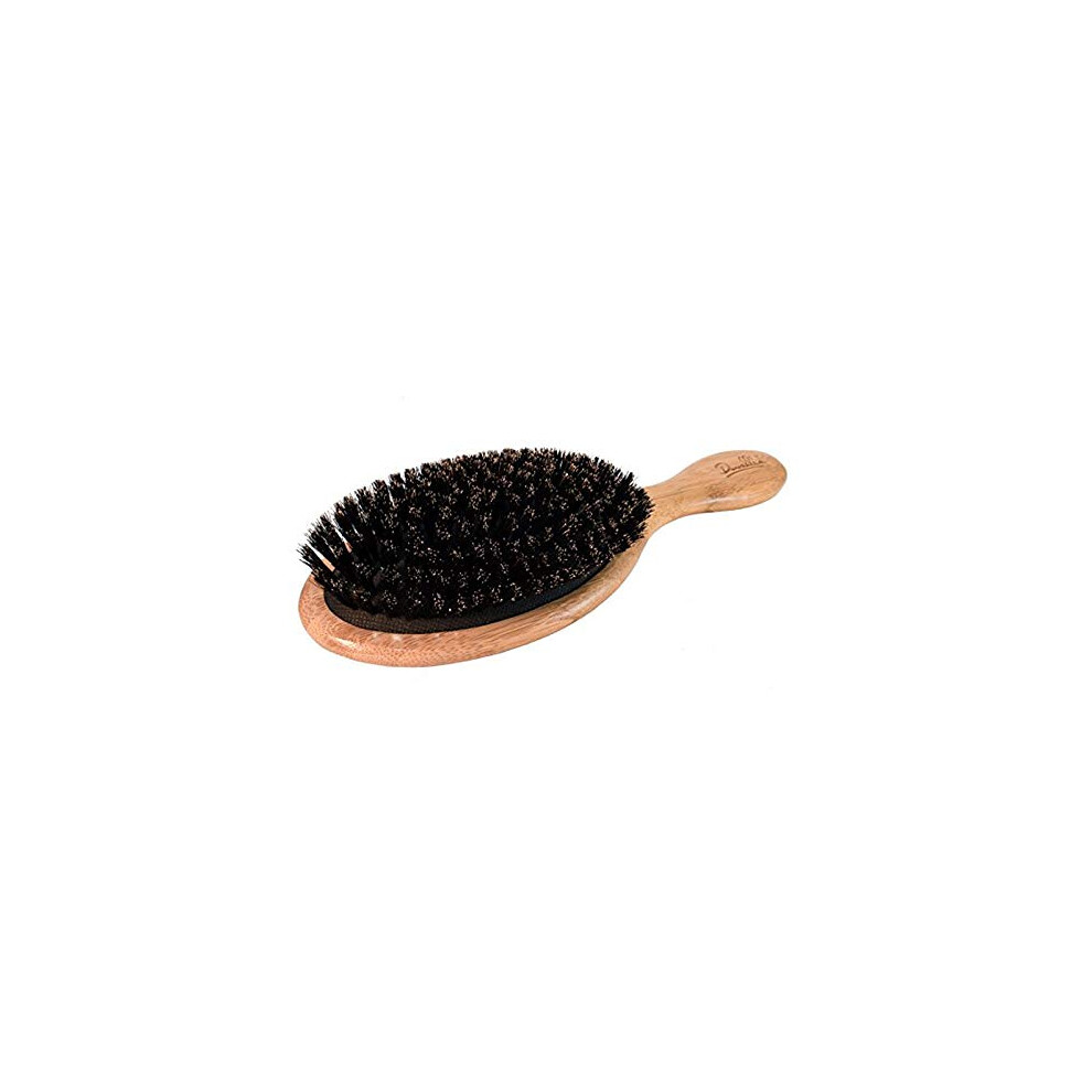 Flair Brush Full Boar Bristle Soft Hair Brush - Bamboo Handle