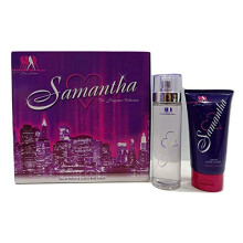 Samantha 2pc Perfume Gift Set For Women - 100ml Eau De Parfum Pour Femme & 200ml Luxury Body Lotion