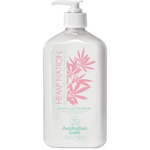 Australian Gold Hemp Nation Kiwi Cactus Water Moisturizer Brown