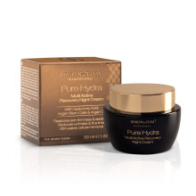 Simon&Tom Pure Hydra Multi Active Recovery Night Cream - Moisturizing Anti-Aging Facial Cream 50 ml with SPF 15 - Hyaluronic Acid, Argan Stem Cells &