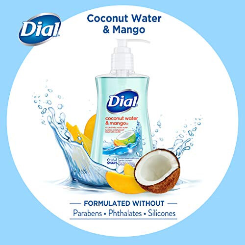 Dial Liquid Hand Soap Coconut Water & Mango 7.5 Ounce 1