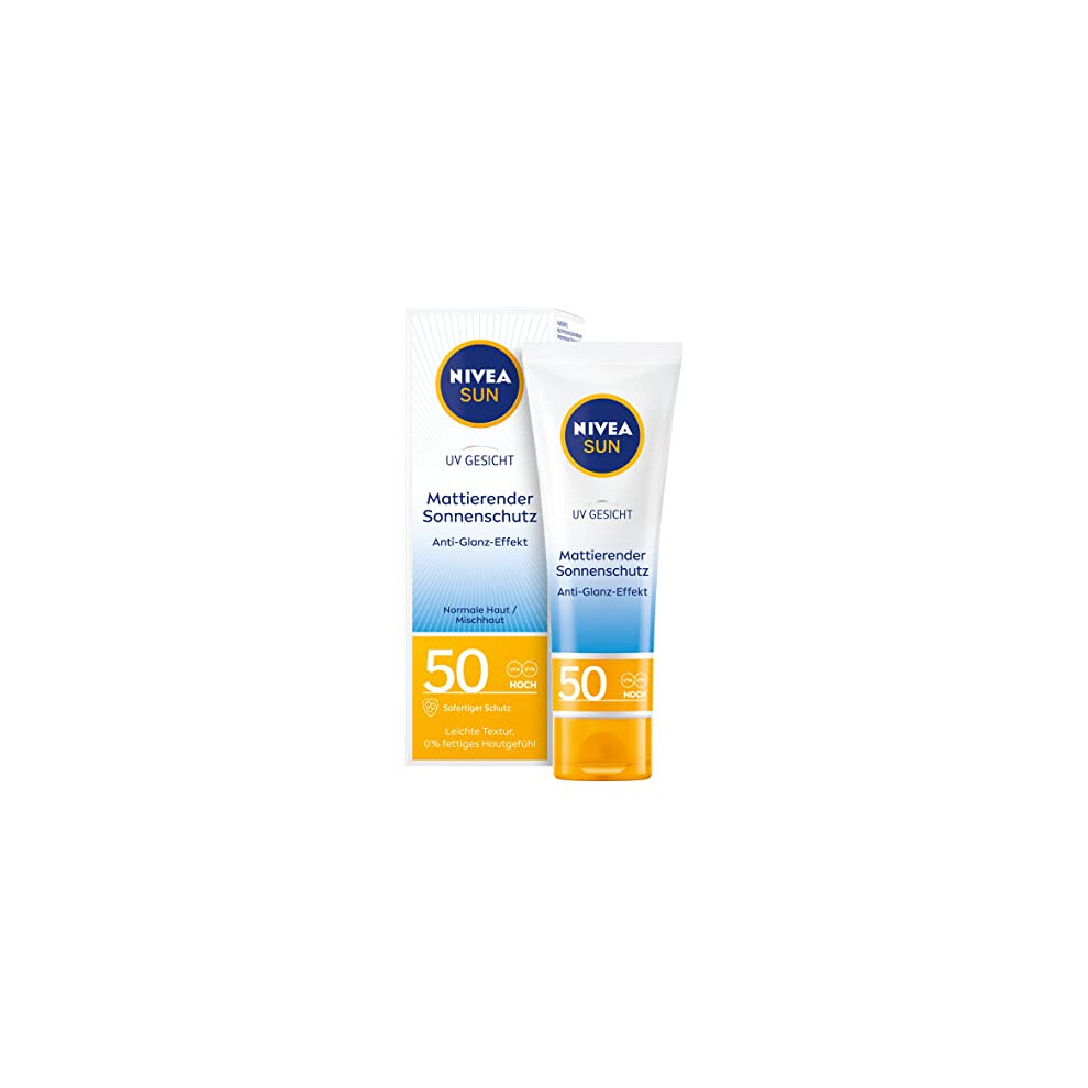 SUN Face Sun Cream Frosted Sun Protection SPF 50 Tube 50ml