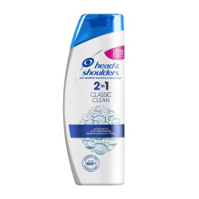 Classic Clean 2-in-1 Anti-Dandruff Shampoo, Pack of 6 (6 x 250 ml), Shampoo Against Dandruff, Dry Scalp, Shampoo Men, Scalp Care, Dandruff- Hair,